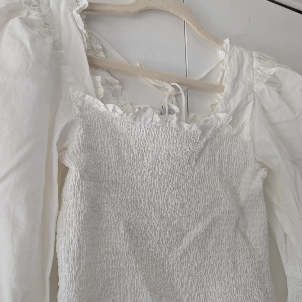 TopShop Smock Blouse - Picture 2 of 5